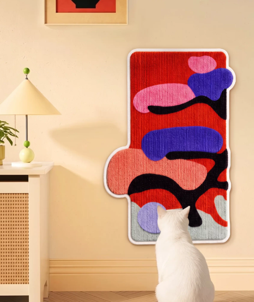 Abstract Flow Cat Scratcher
